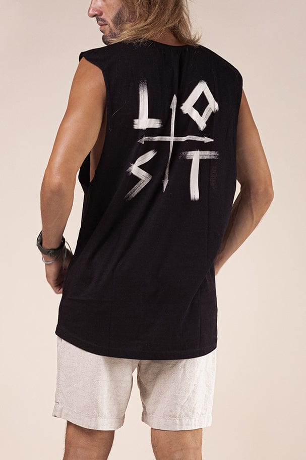 SM LOST BRUSH - Man Singlet - LOST IN PARADISE