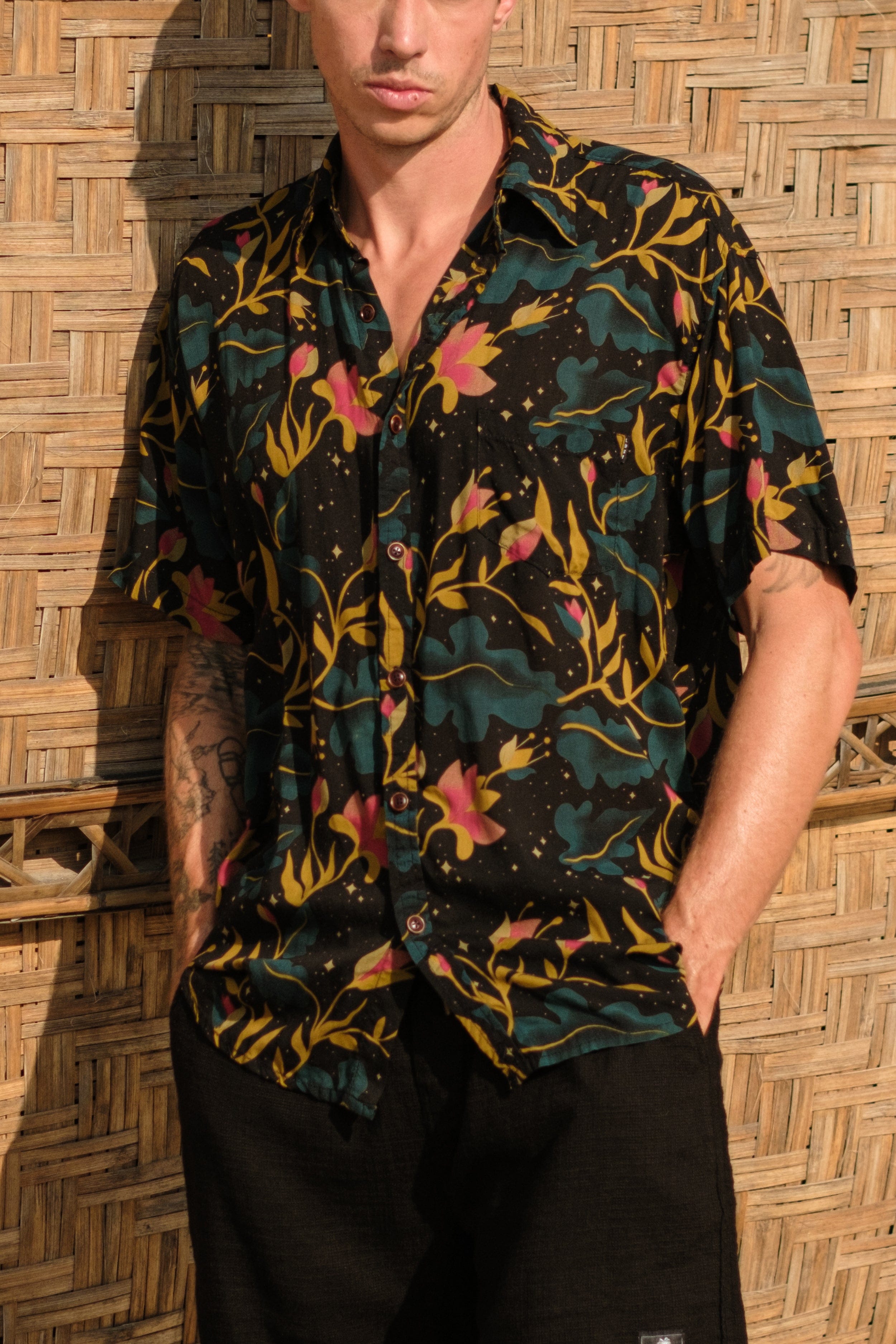 Astra Lotus Shirt - Man Shirt - LOST IN PARADISE