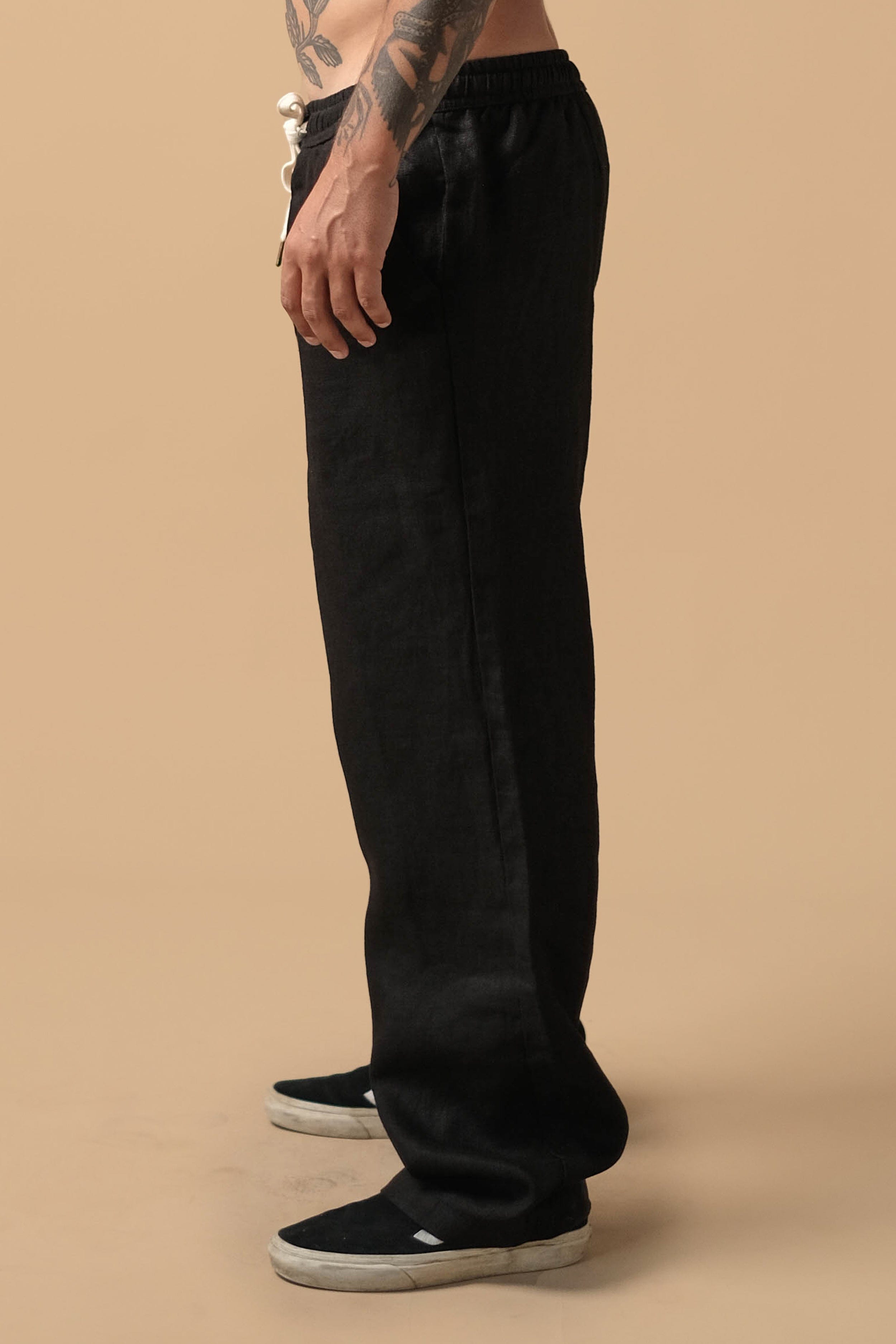 Linen Pant - Mens Long Pants - LOST IN PARADISE