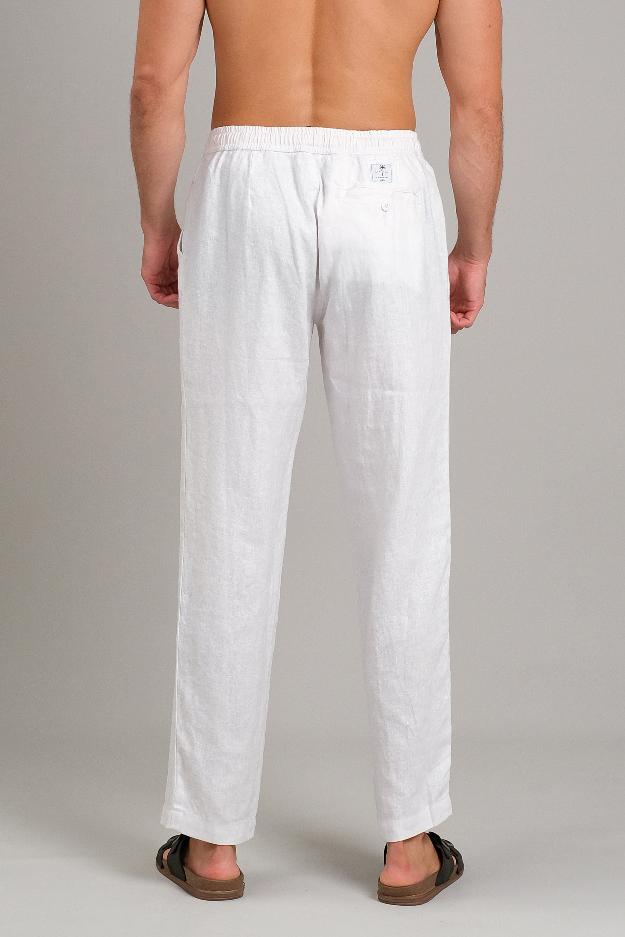 Linen Pant - Mens Long Pants - LOST IN PARADISE