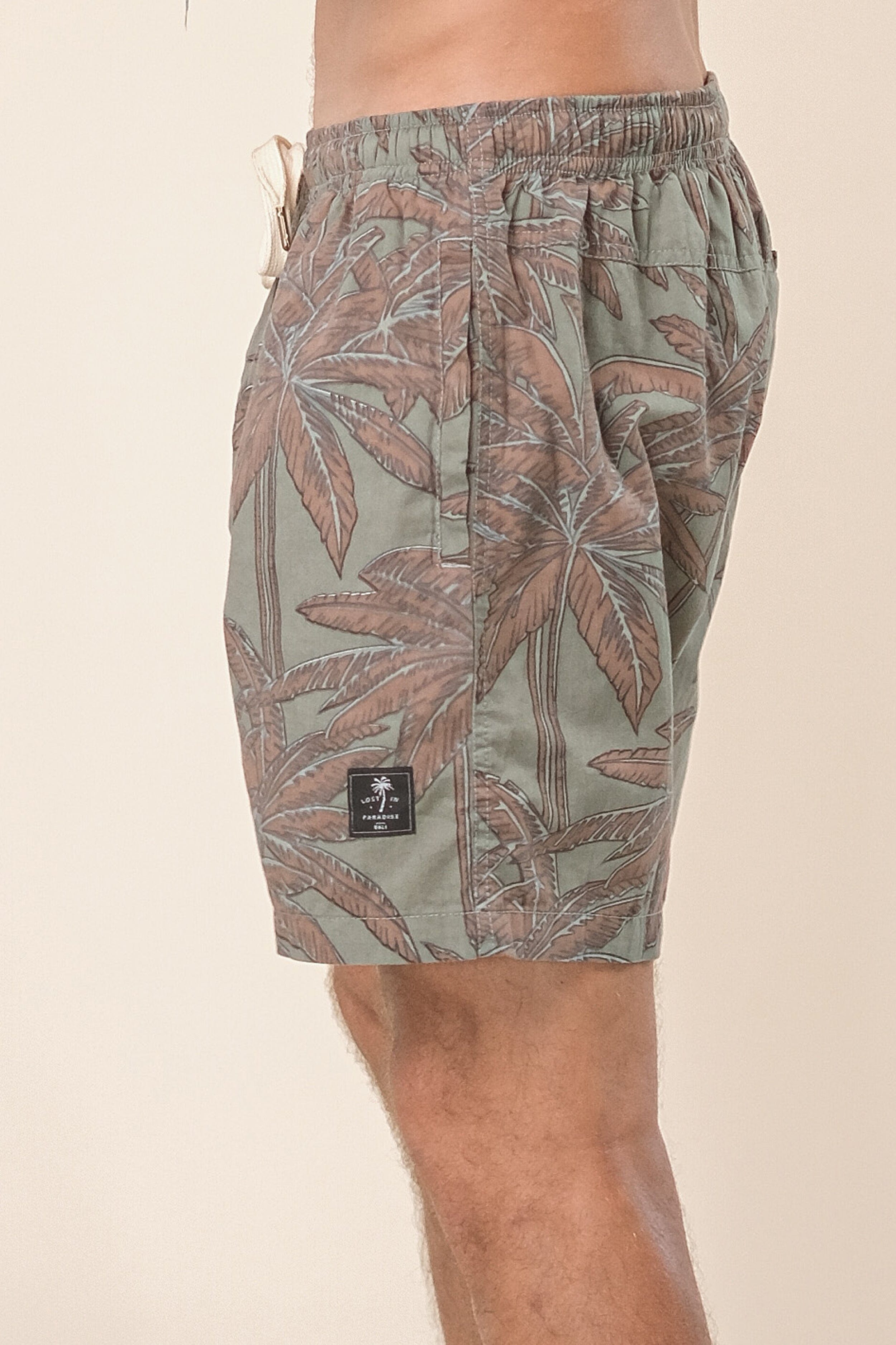 Retro Palm Short - Man Short - LOST IN PARADISE