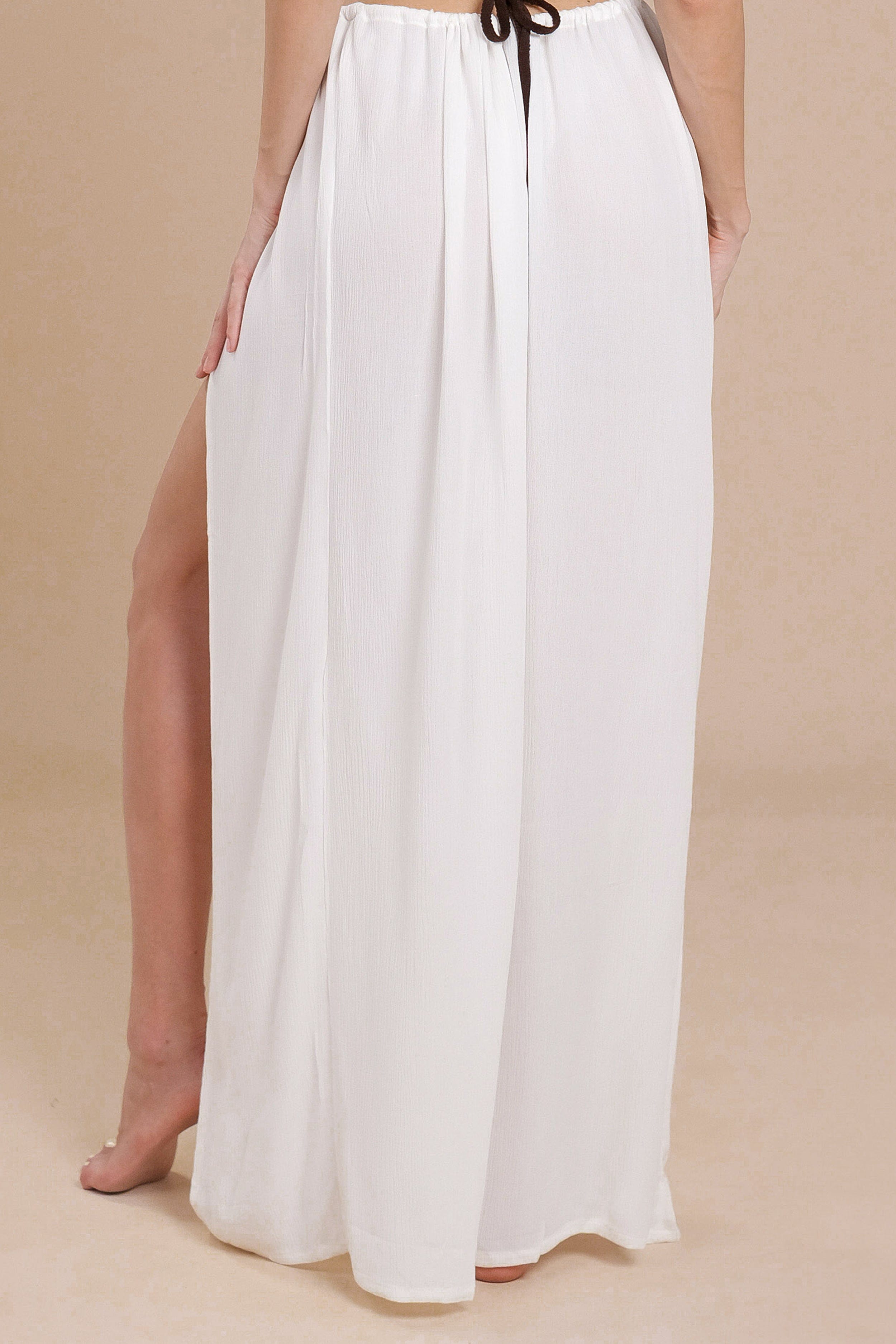 Slit Long Skirt - Skirt - LOST IN PARADISE