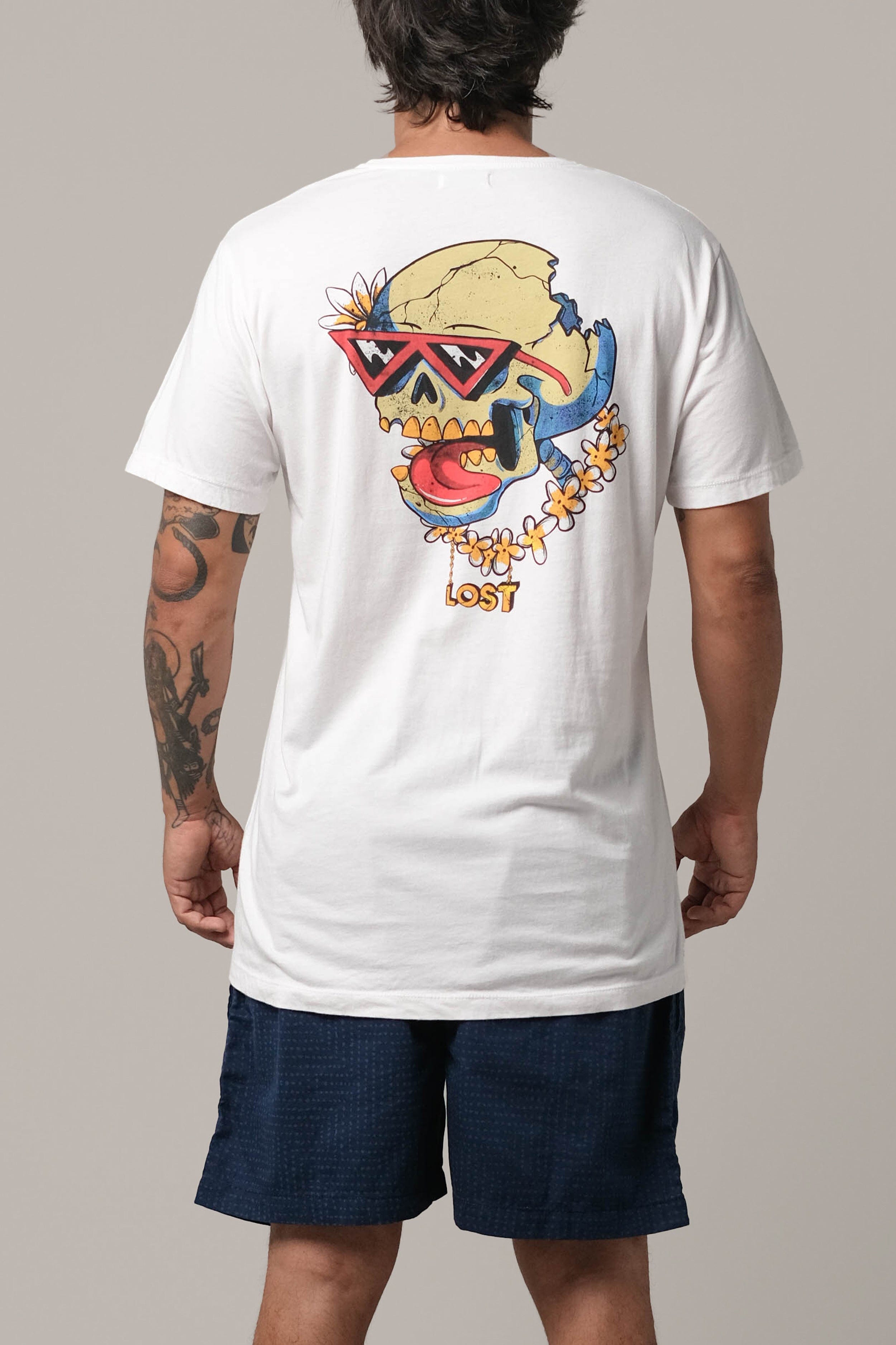 Ts Hawaii Skull - Man T-Shirt - LOST IN PARADISE