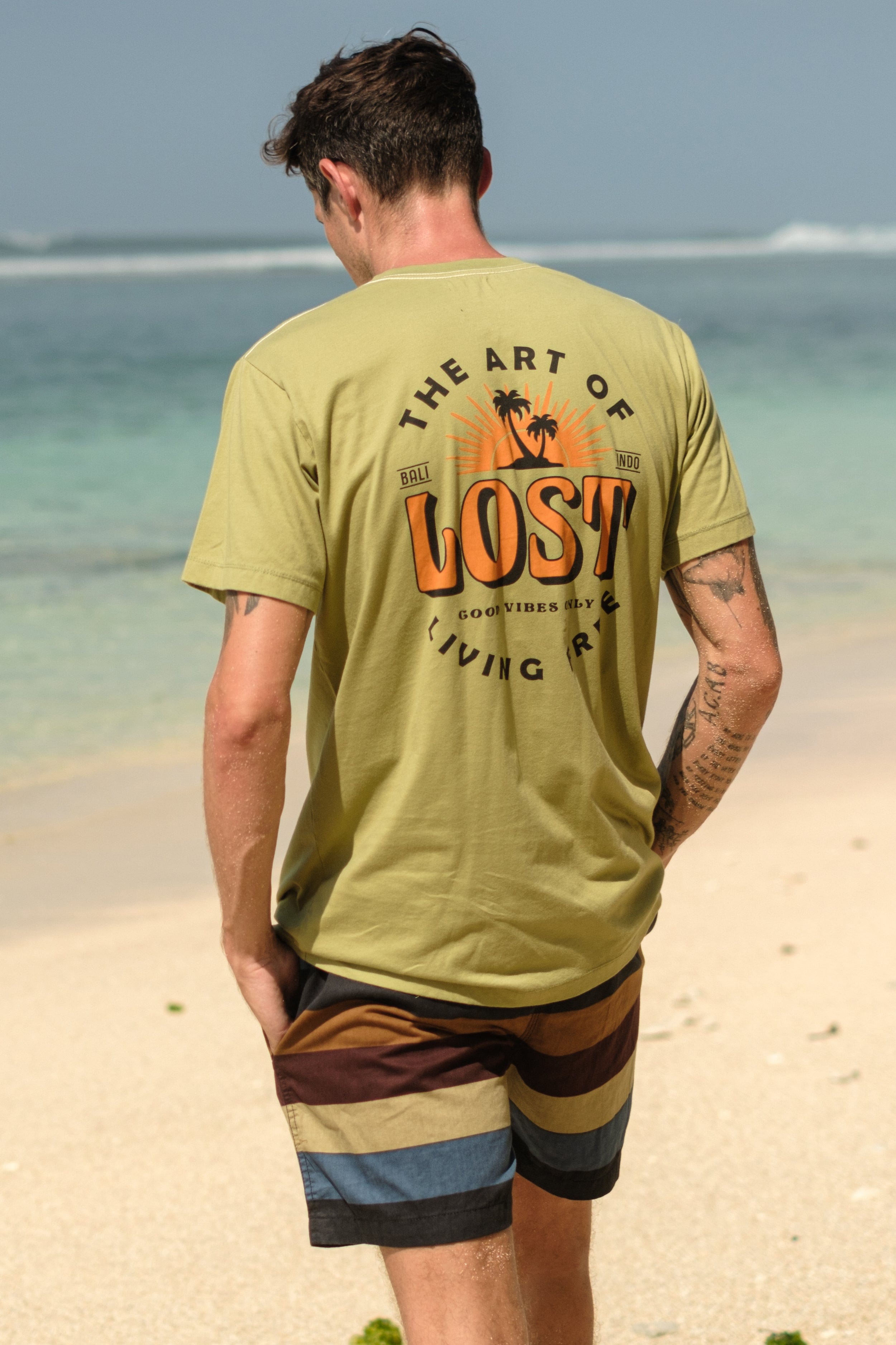 Ts Living Free - Man T-Shirt - LOST IN PARADISE