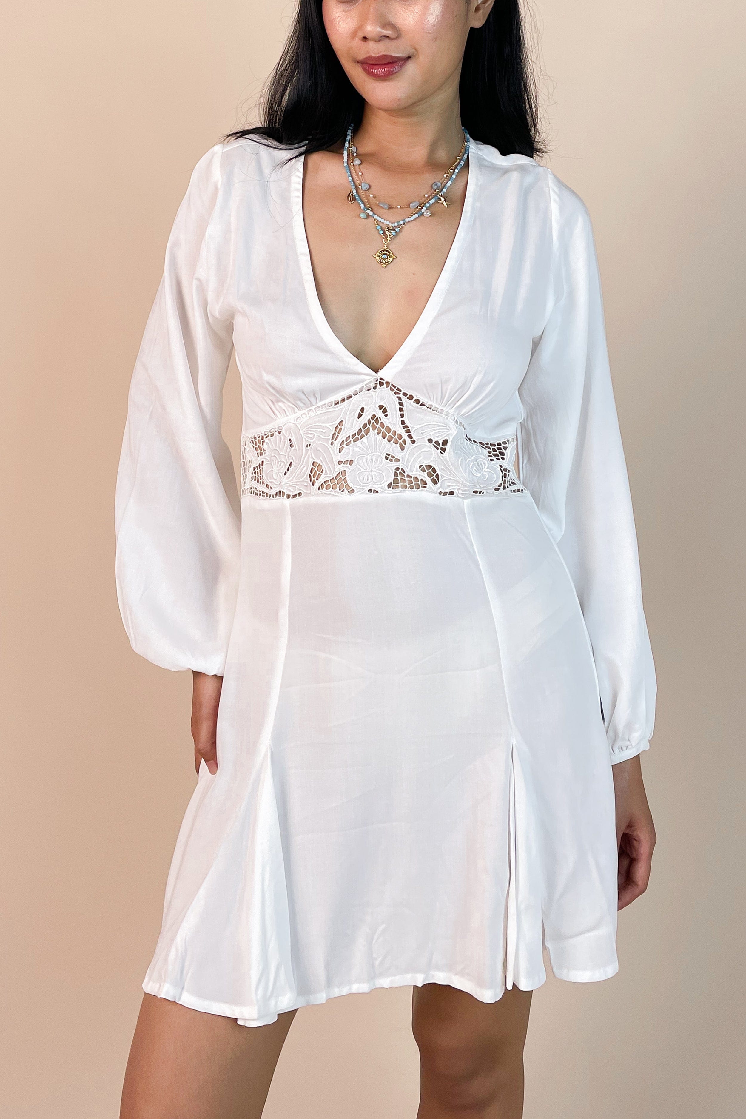 Tsumi Dress Embroidery - SALE - LOST IN PARADISE