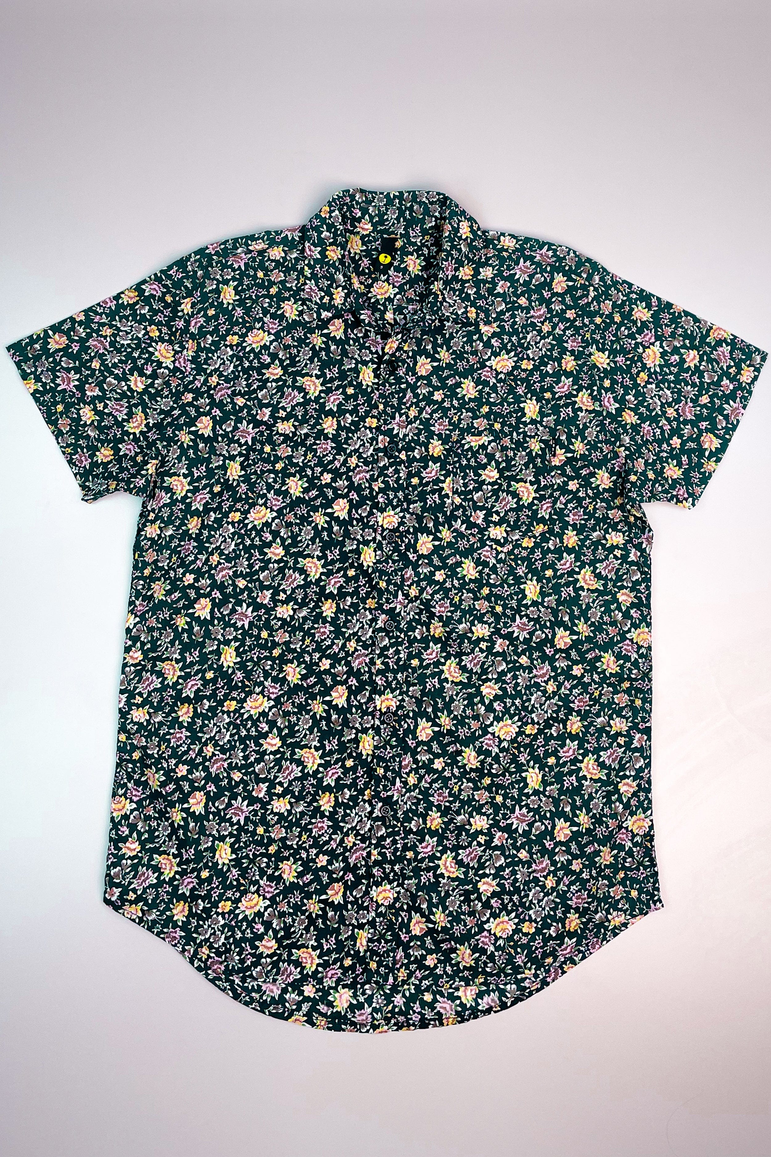 Yellow Flower Shirt - Men Shirt - LOST IN PARADISE