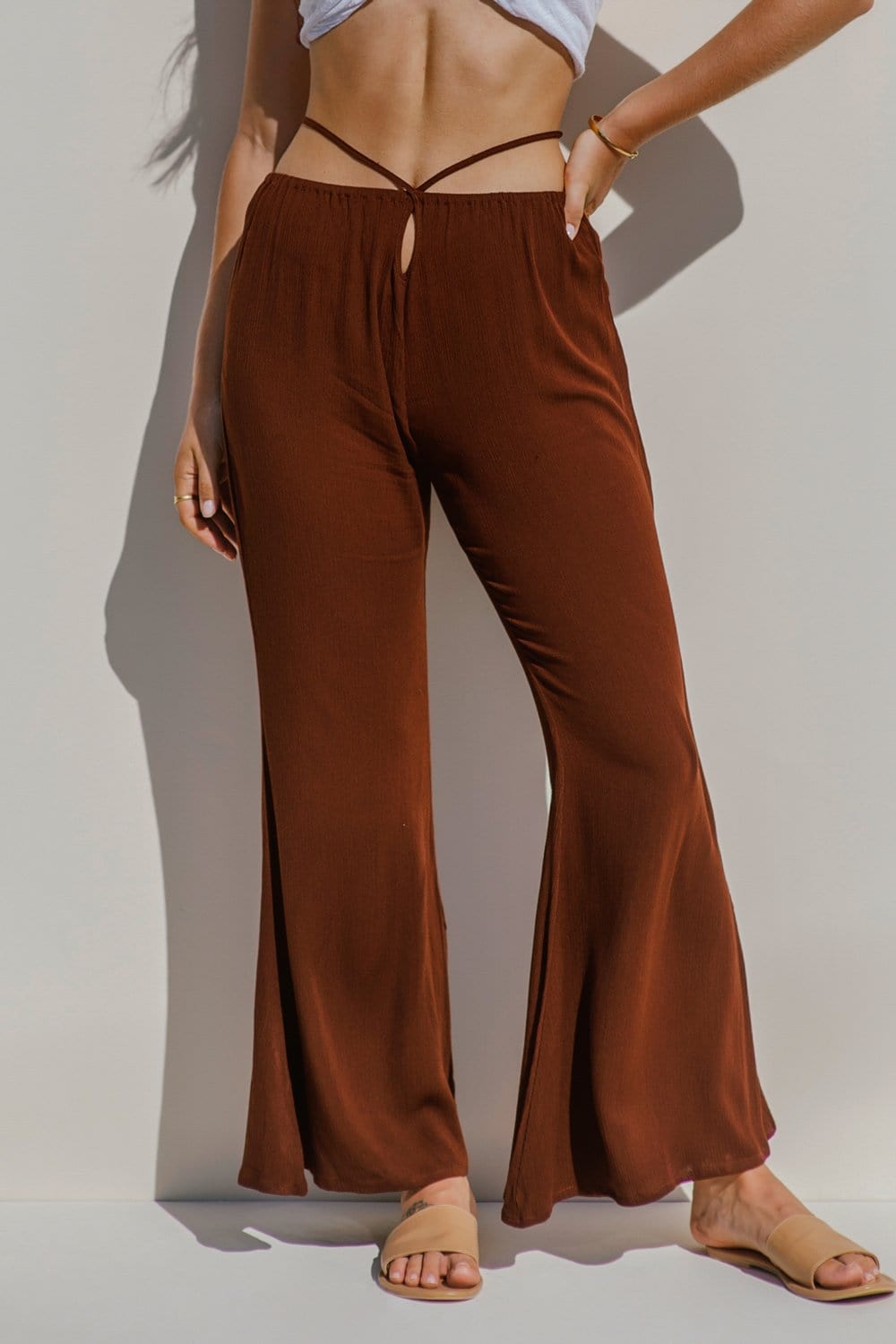 Nora Long Pant - Woman Pants - LOST IN PARADISE