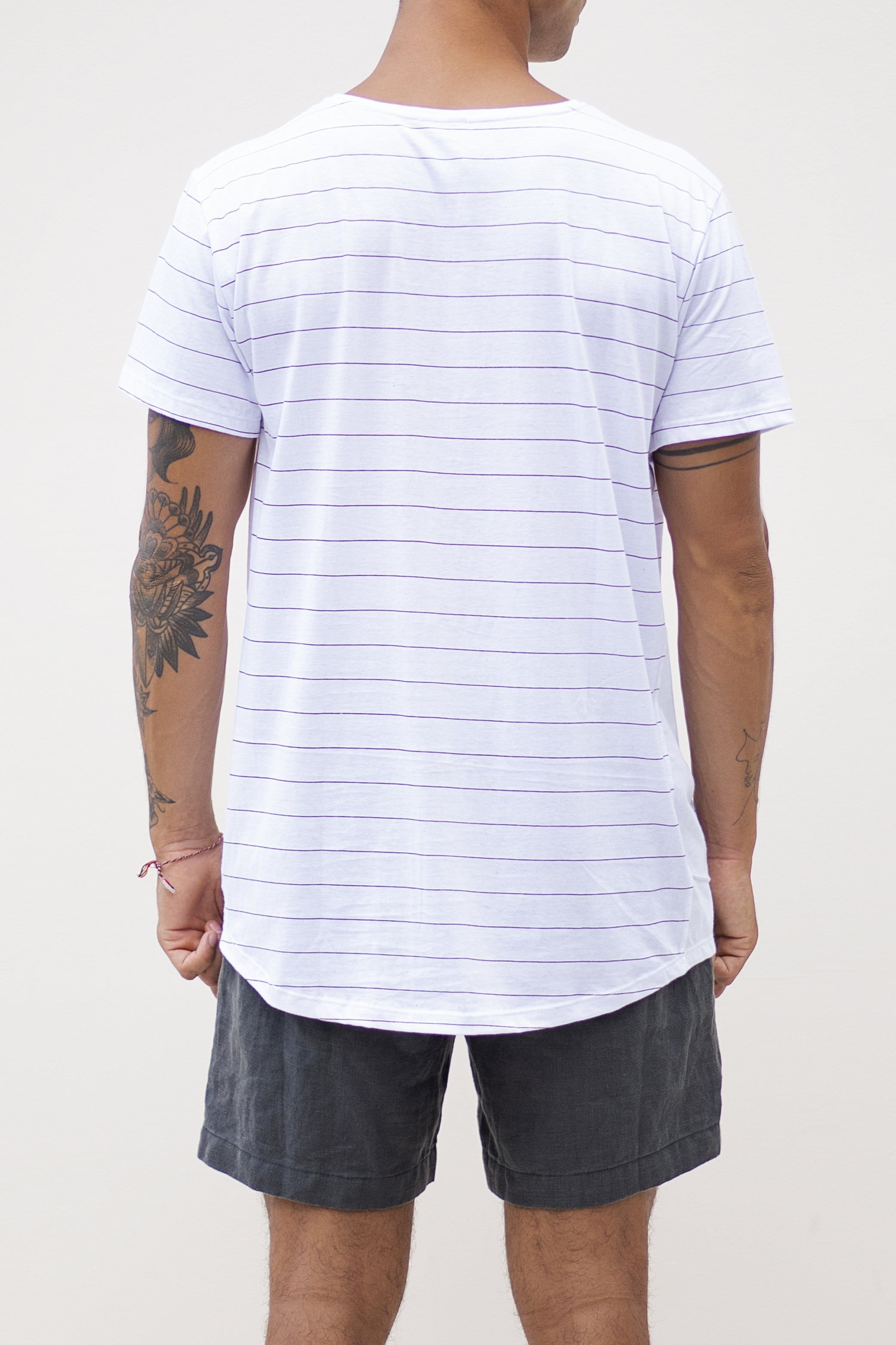 Side Stripe Tee - Man T-Shirt - LOST IN PARADISE