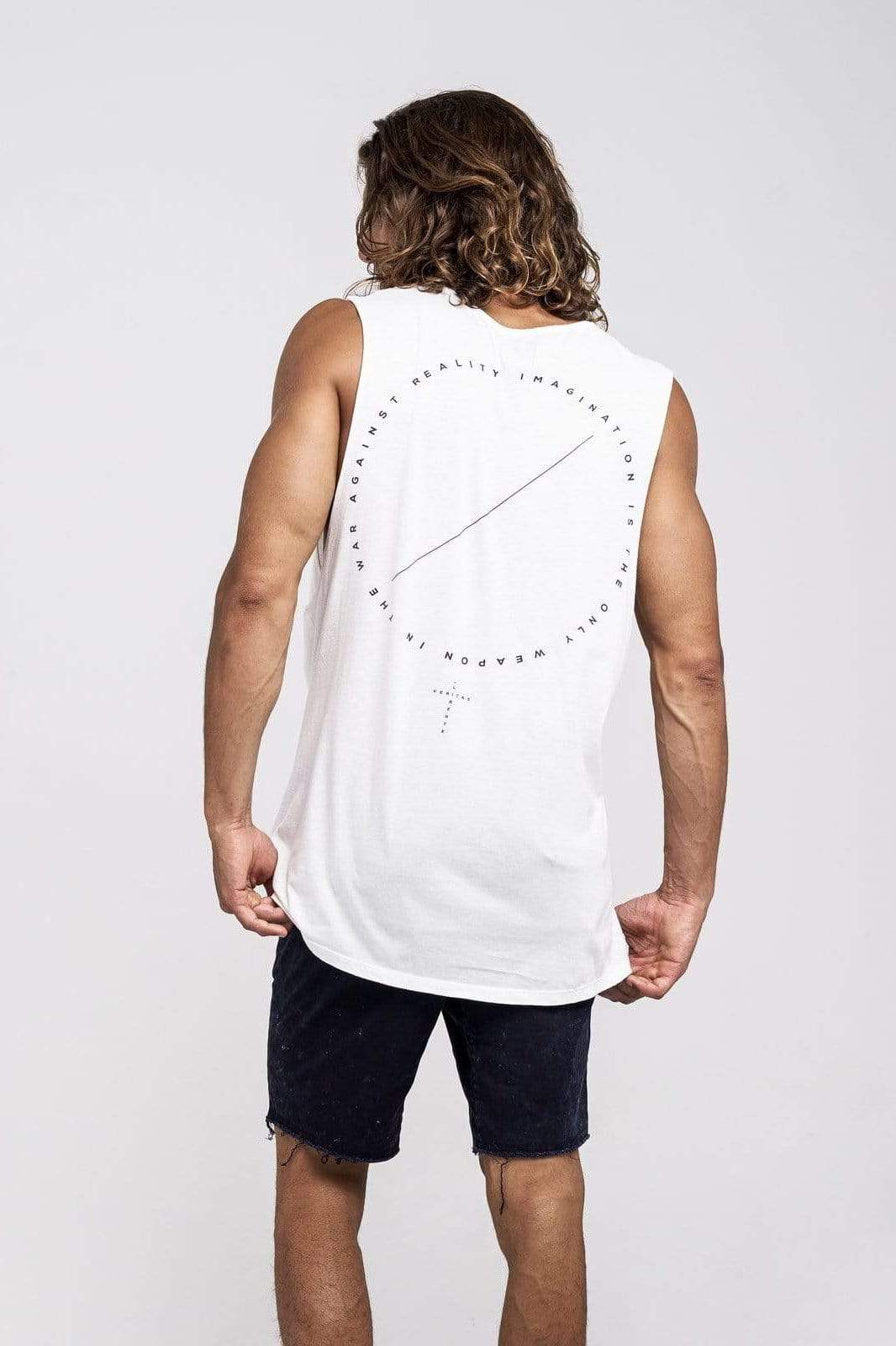 Lvm Imagination Reality - Mens Muscle Tank - VERITAS & LIBERTE