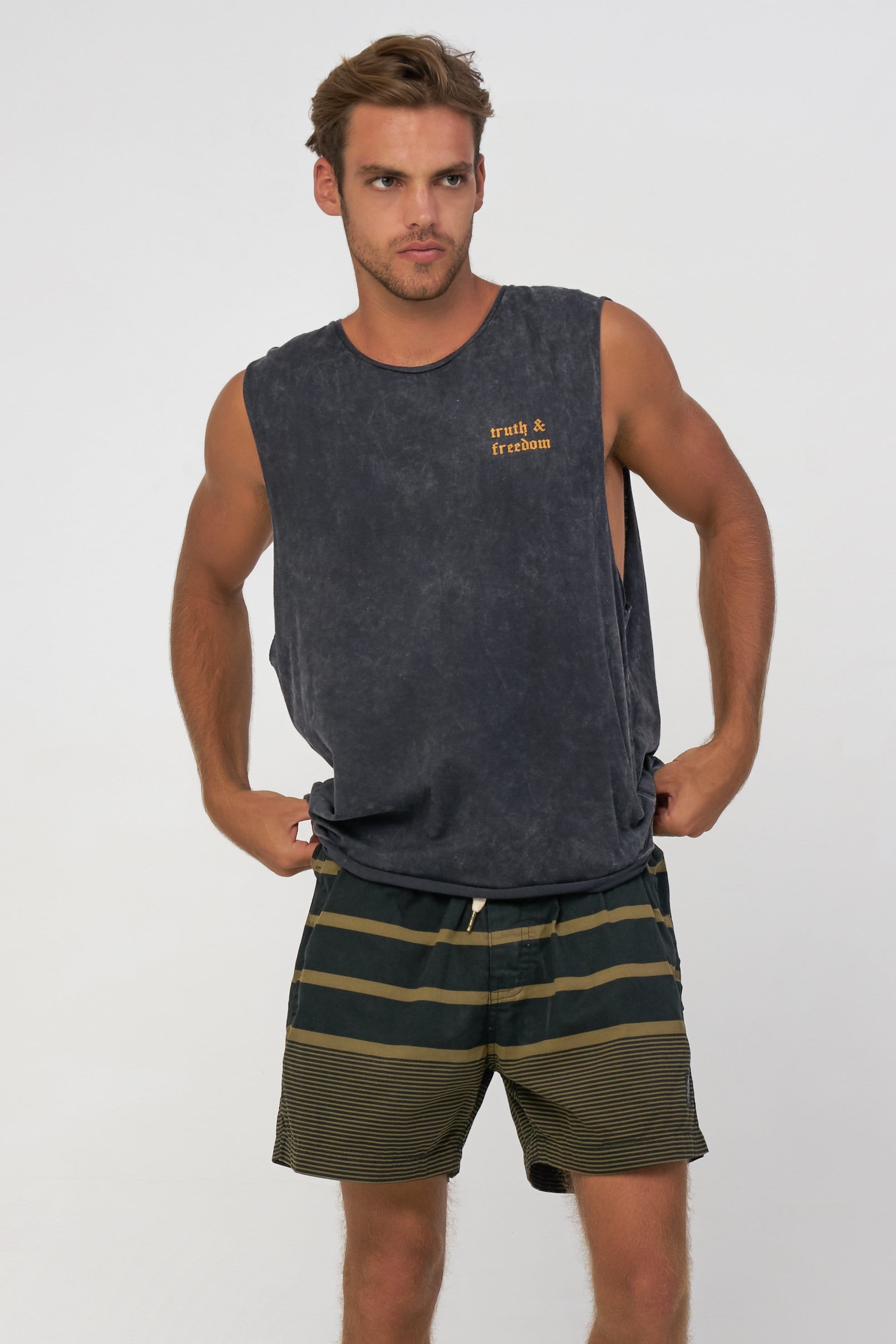 Lvm Destroyed - Mens Muscle Tank - VERITAS & LIBERTE