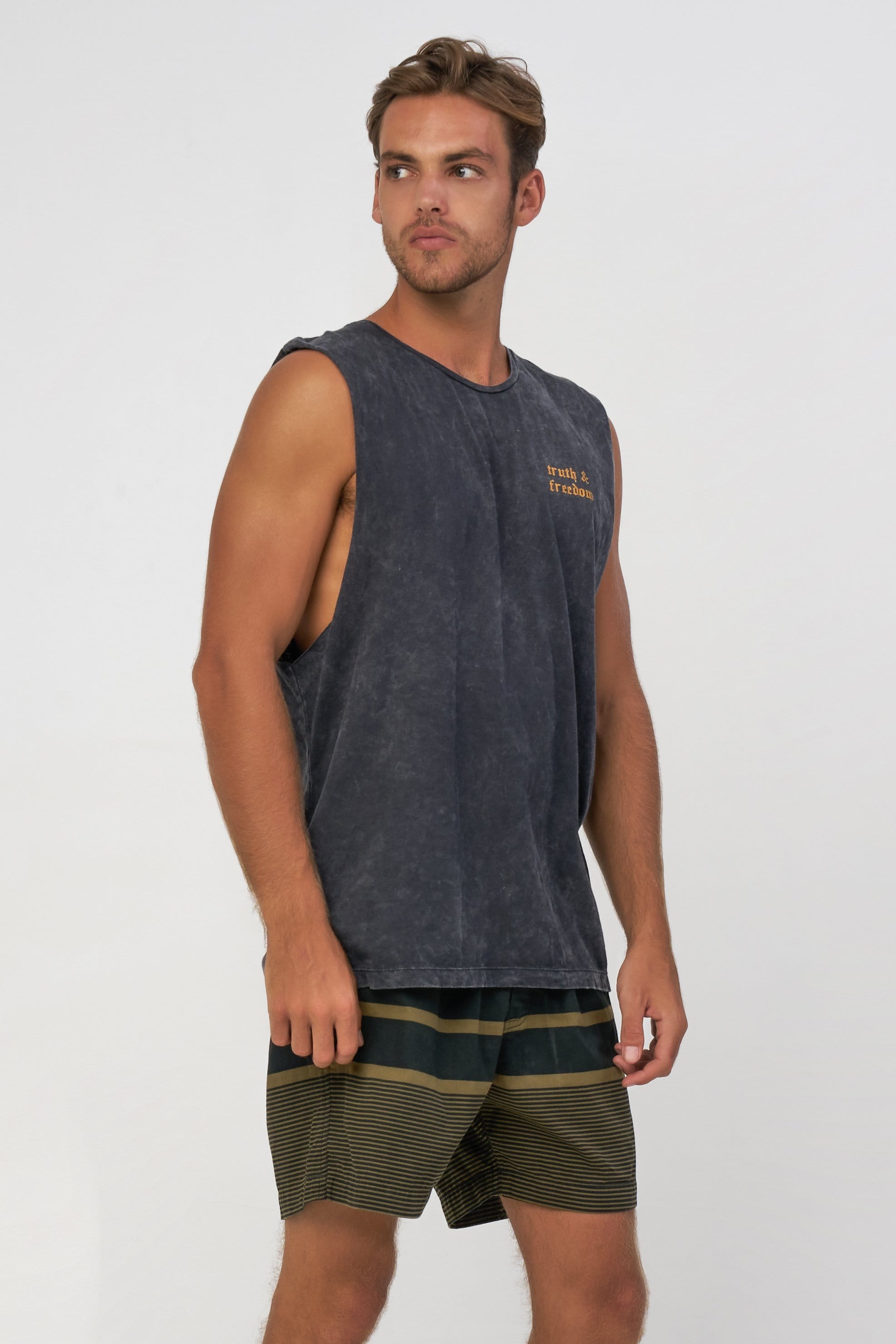 Lvm Destroyed - Mens Muscle Tank - VERITAS & LIBERTE