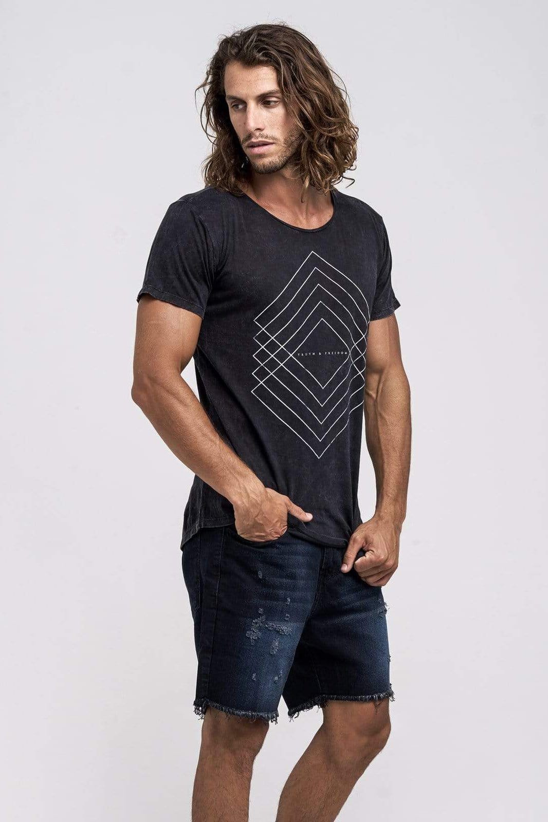 Lvt Truth Square - Man T-Shirt - VERITAS & LIBERTE