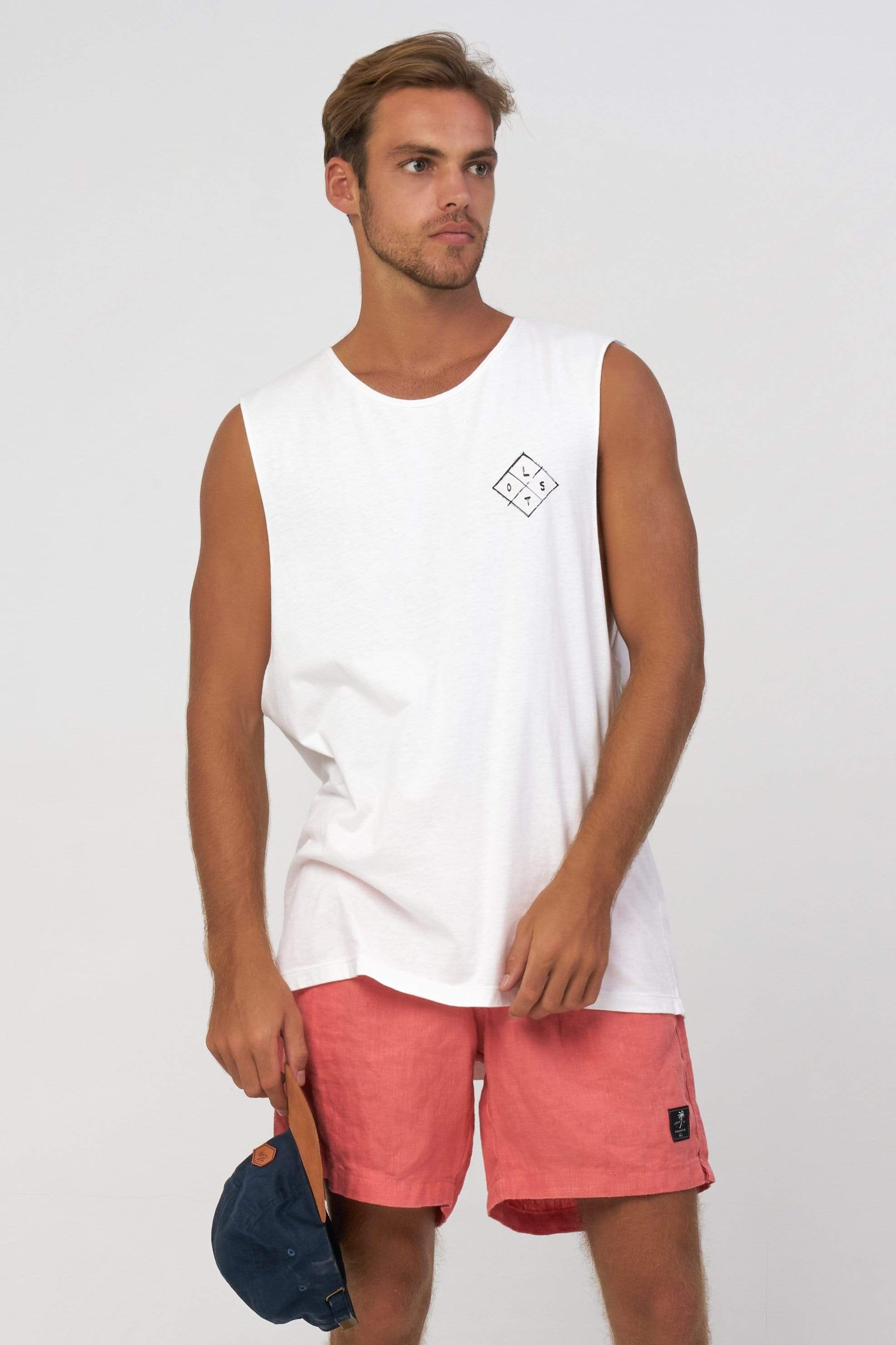 Sm Lost Diamond - Mens Muscle Tank - LOST IN PARADISE