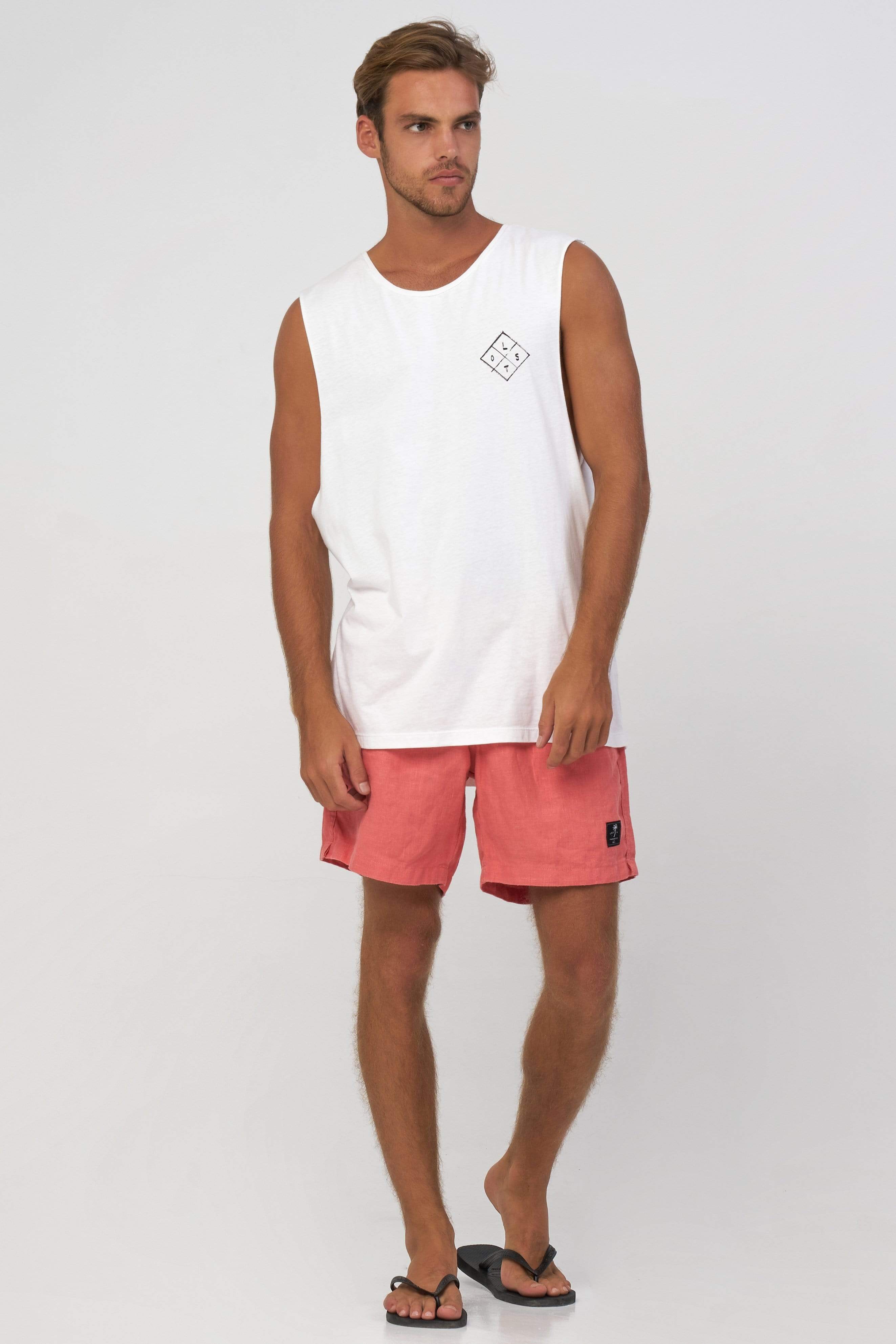 Sm Lost Diamond - Mens Muscle Tank - LOST IN PARADISE