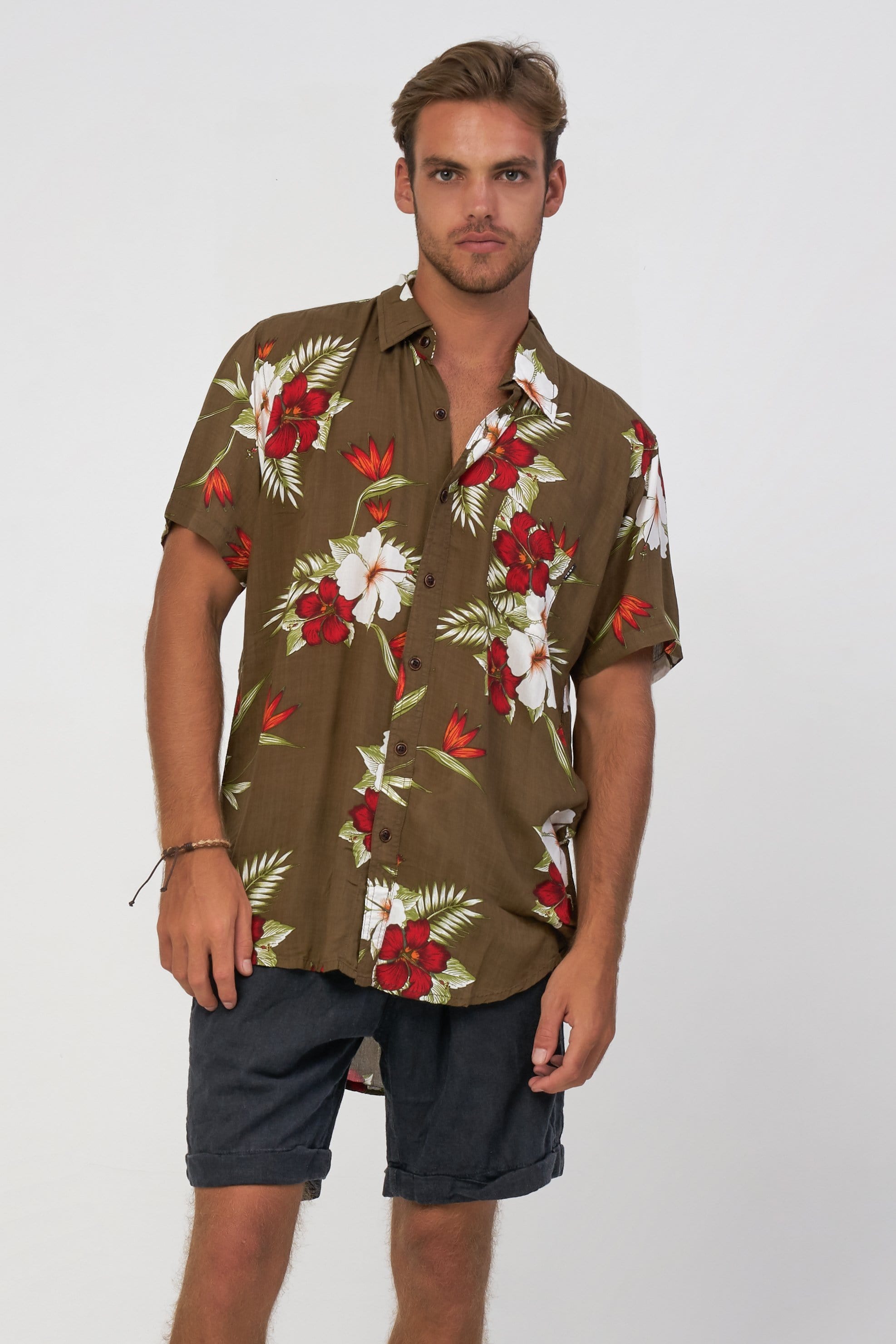 Hibiscus Shirt - Man Shirt - LOST IN PARADISE