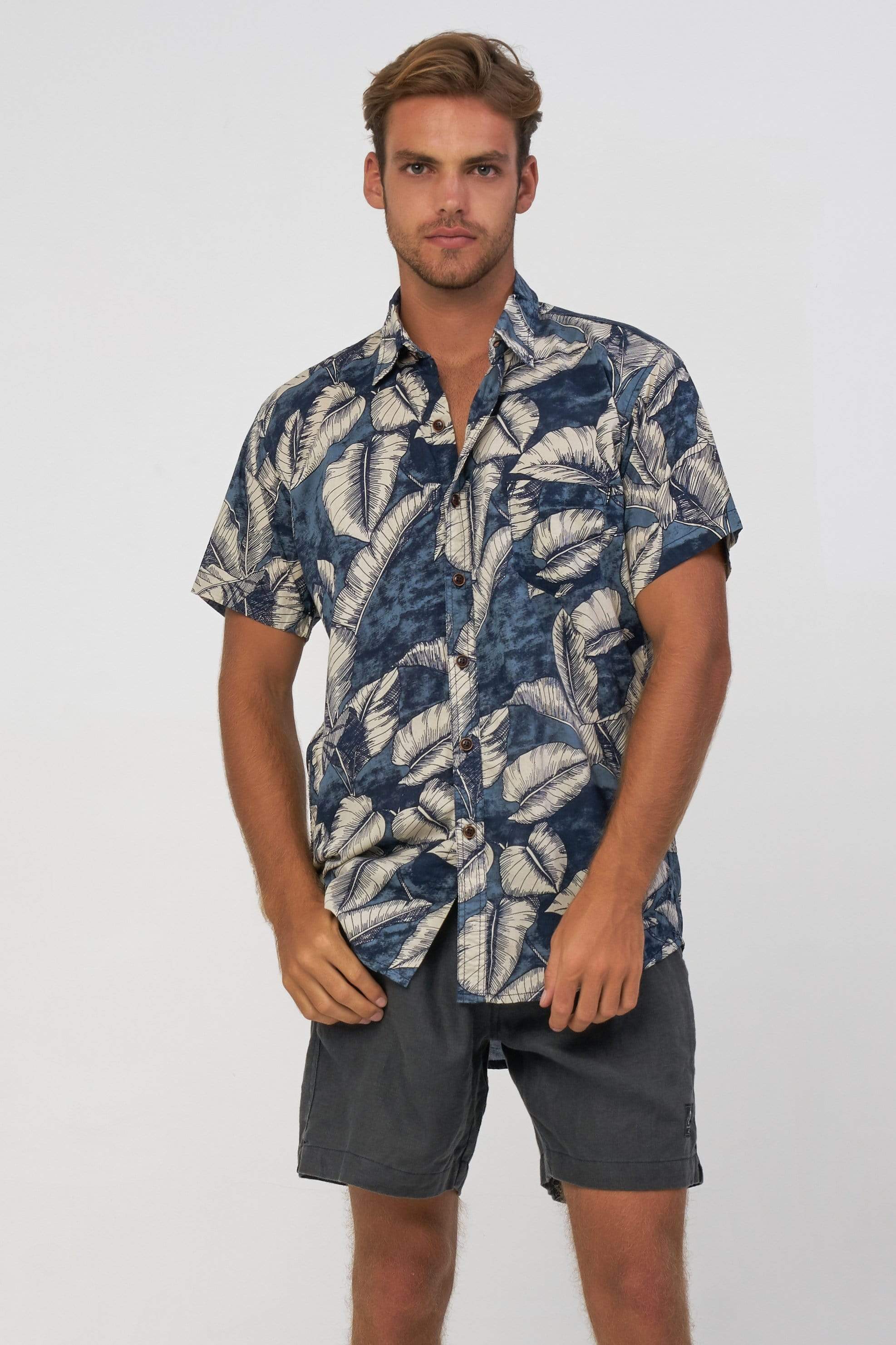 Jungle Leaf Shirt - Man Shirt - LOST IN PARADISE