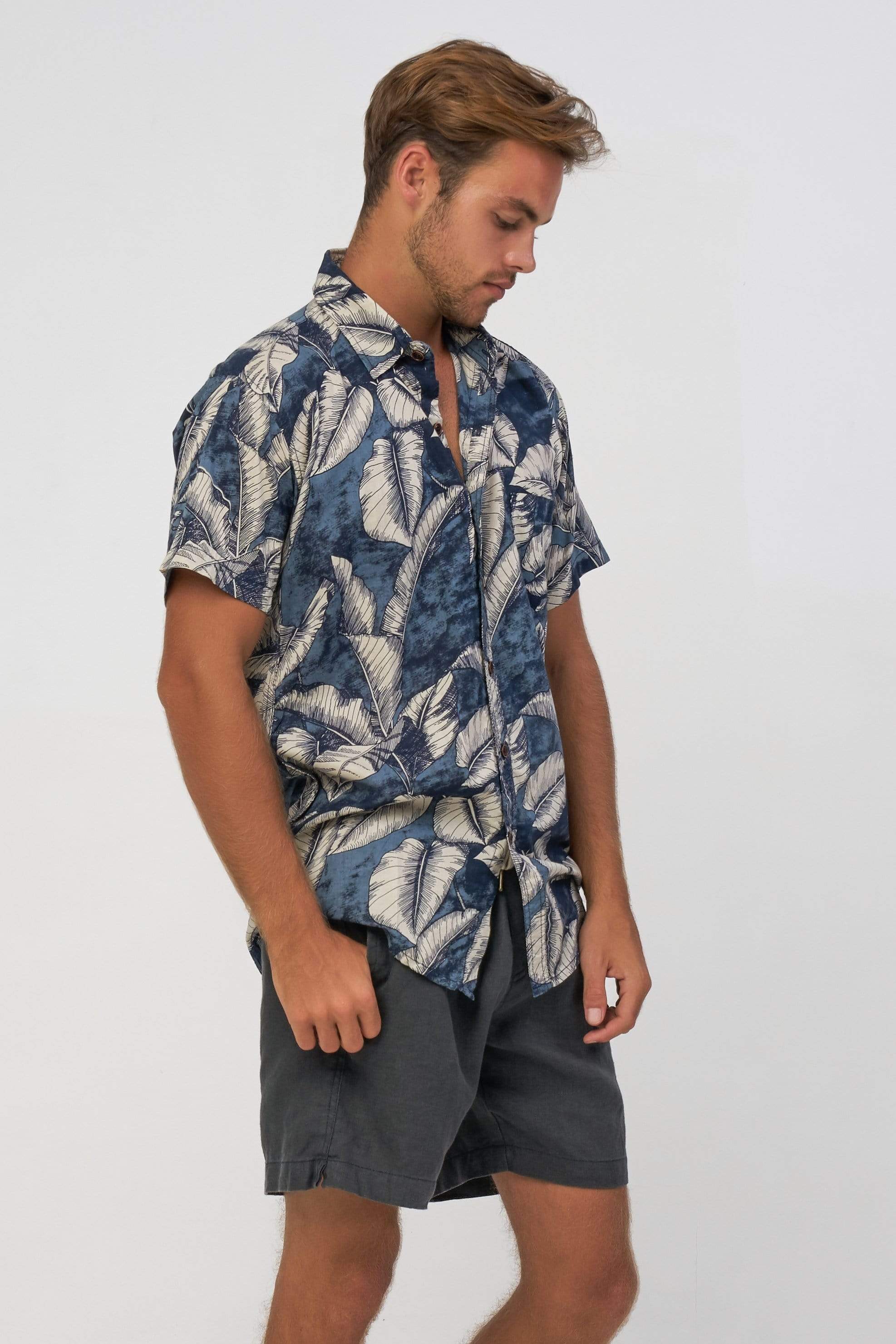 Jungle Leaf Shirt - Man Shirt - LOST IN PARADISE