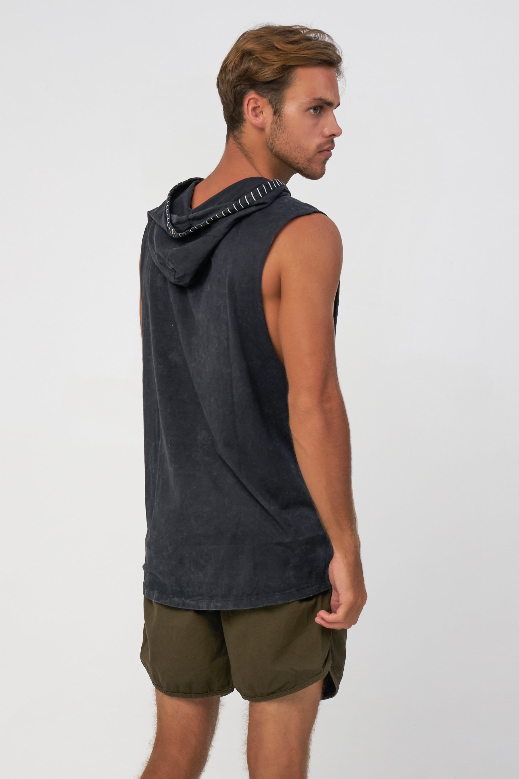 Wholesale Line Hood - Mens Muscle Tank - LOST IN PARADISE