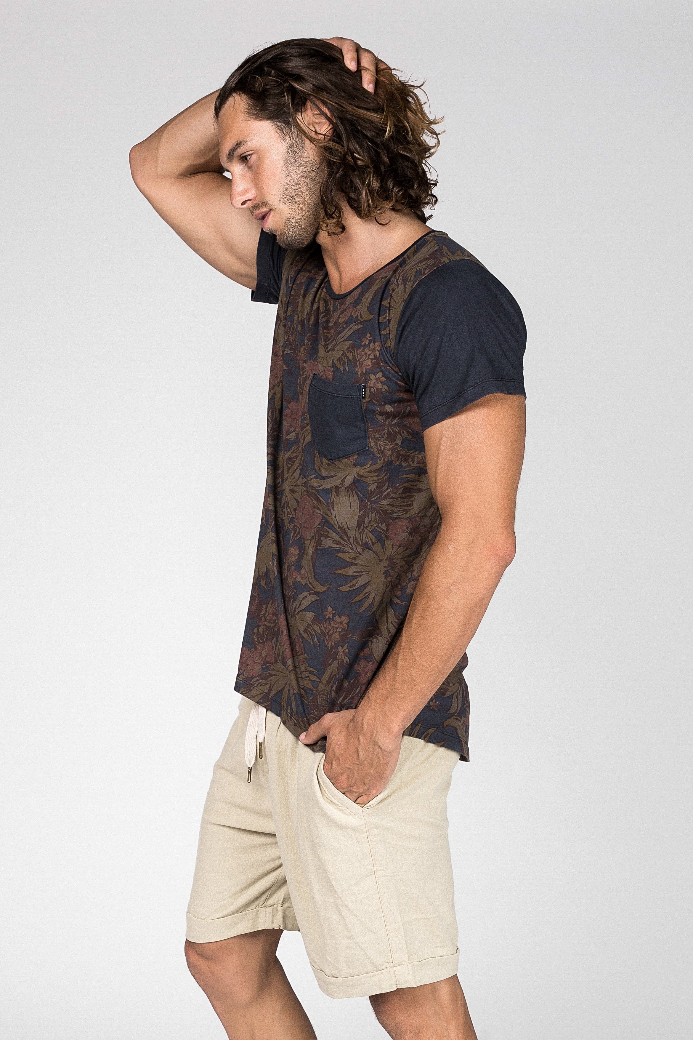 Wholesale Linen Short - Man Short - LOST IN PARADISE