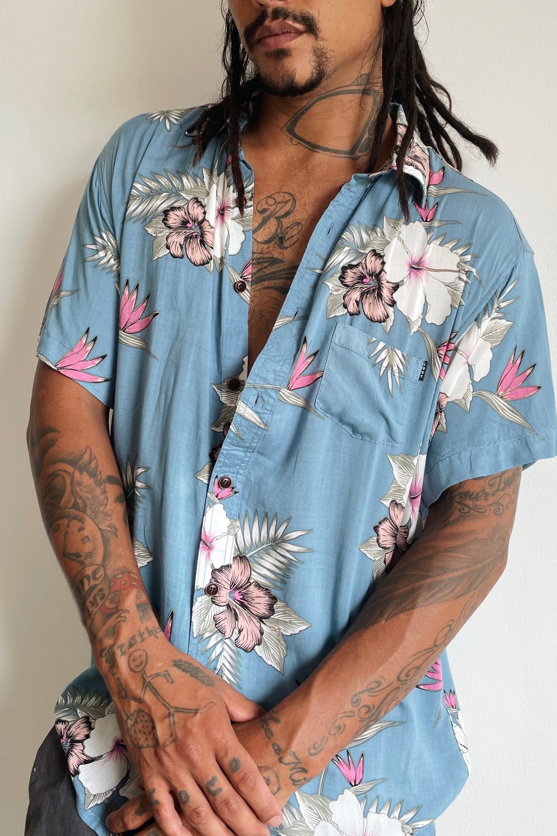 Hibiscus Shirt - Man Shirt - LOST IN PARADISE